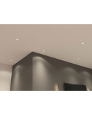 DK3055-WH Встраиваемый светильник, IP 20, 10 Вт, GU5.3, LED, белый, пластик