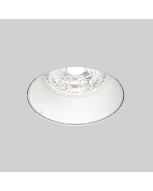 DK3055-WH Встраиваемый светильник, IP 20, 10 Вт, GU5.3, LED, белый, пластик