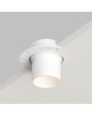 DK3057-WH Встраиваемый светильник под шпатлевку, IP20, до 15 Вт, LED, GU5,3, белый, пластик