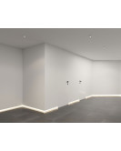 DK3057-WH Встраиваемый светильник под шпатлевку, IP20, до 15 Вт, LED, GU5,3, белый, пластик