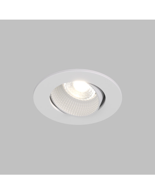 DK3061-WH Встраиваемый светильник, IP 20, 10 Вт, GU5.3, LED, белый/белый, пластик