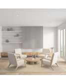 DK3061-WH Встраиваемый светильник, IP 20, 10 Вт, GU5.3, LED, белый/белый, пластик