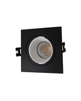 DK3071-BK+WH Встраиваемый светильник, IP 20, 10 Вт, GU5.3, LED, черный/белый, пластик DK3071-BK+WH Встраиваемый светильник, IP 20, 10 Вт, GU5.3, LED, черный/белый, пластик