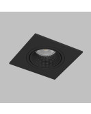 DK3071-BK Встраиваемый светильник, IP 20, 10 Вт, GU5.3, LED, черный/черный, пластик