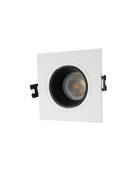 DK3071-WH+BK Встраиваемый светильник, IP 20, 10 Вт, GU5.3, LED, белый/черный, пластик DK3071-WH+BK Встраиваемый светильник, IP 20, 10 Вт, GU5.3, LED, белый/черный, пластик