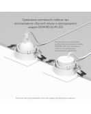 DK3071-WH Встраиваемый светильник, IP 20, 10 Вт, GU5.3, LED, белый/белый, пластик