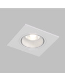 DK3071-WH Встраиваемый светильник, IP 20, 10 Вт, GU5.3, LED, белый/белый, пластик