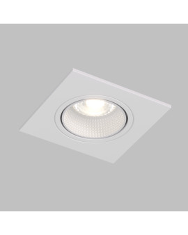 DK3071-WH Встраиваемый светильник, IP 20, 10 Вт, GU5.3, LED, белый/белый, пластик