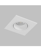 DK3071-WH Встраиваемый светильник, IP 20, 10 Вт, GU5.3, LED, белый/белый, пластик