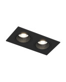 DK3072-BK Встраиваемый светильник, IP 20, 10 Вт, GU5.3, LED, черный/черный, пластик