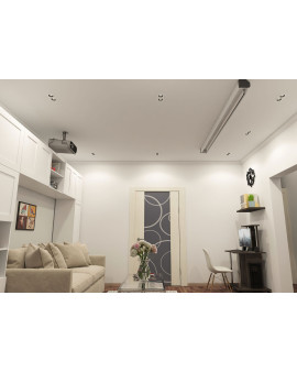 DK3072-WH+BK Встраиваемый светильник, IP 20, 10 Вт, GU5.3, LED, белый/черный, пластик DK3072-WH+BK Встраиваемый светильник, IP 20, 10 Вт, GU5.3, LED, белый/черный, пластик