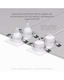 DK3072-WH Встраиваемый светильник, IP 20, 10 Вт, GU5.3, LED, белый/белый, пластик