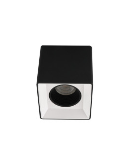 DK3080-BW+BK Светильник накладной IP 20, 10 Вт, GU5.3, LED, черно-белый/черный, пластик DK3080-BW+BK Светильник накладной IP 20, 10 Вт, GU5.3, LED, черно-белый/черный, пластик