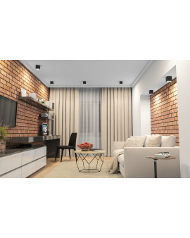 DK3080-BW+BK Светильник накладной IP 20, 10 Вт, GU5.3, LED, черно-белый/черный, пластик DK3080-BW+BK Светильник накладной IP 20, 10 Вт, GU5.3, LED, черно-белый/черный, пластик