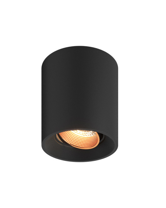 DK3090-BBR Светильник накладной, IP 20, 10 Вт, GU5.3, LED, черный/бронзовый, пластик