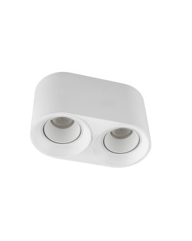 DK3096-WH Светильник накладной IP 20, 10 Вт, GU5.3, LED, белый/белый, пластик