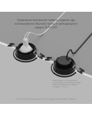 DK3101-BK Встраиваемый влагозащищенный светильник, IP65, до 10 Вт, LED, GU5,3, черный