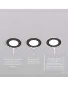 DK3101-BK Встраиваемый влагозащищенный светильник, IP65, до 10 Вт, LED, GU5,3, черный