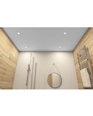 DK3101-WH Встраиваемый влагозащищенный светильник, IP65, до 10 Вт, LED, GU5,3, белый
