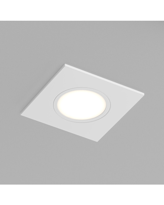 DK3102-WH Встраиваемый влагозащищенный светильник, IP65, до 10 Вт, LED, GU5,3, белый