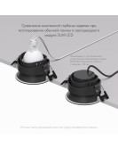 DK3103-BK Встраиваемый влагозащищенный светильник, IP 65, 10 Вт, GU5.3, LED, черный, пластик