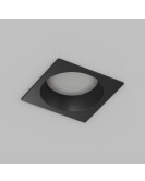 Встраиваемый влагозащищенный светильник DEEP, IP65, 15 Вт, GU5.3, LED, черный, пластик