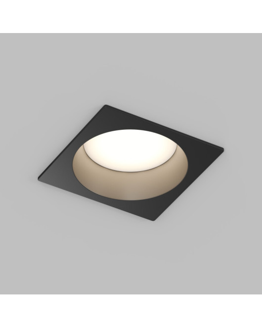 Встраиваемый влагозащищенный светильник DEEP, IP65, 15 Вт, GU5.3, LED, черный, пластик