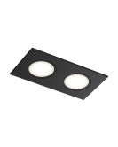 Встраиваемый влагозащищенный светильник PORT, 2?15 Вт макс., LED, GU5.3, IP65, корпус из полимера, цвет чёрный Встраиваемый влагозащищенный светильник PORT, 2?15 Вт макс., LED, GU5.3, IP65, корпус из полимера, цвет чёрный