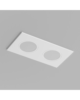 Встраиваемый влагозащищенный светильник PORT, 2?15 Вт макс., LED, GU5.3, IP65, корпус из полимера, цвет белый