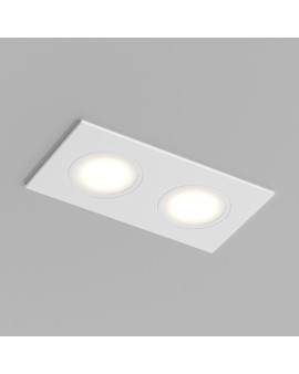 Встраиваемый влагозащищенный светильник PORT, 2?15 Вт макс., LED, GU5.3, IP65, корпус из полимера, цвет белый