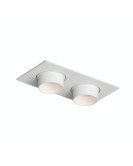 DK3122-WH Встраиваемый светильник, IP20, до 15 Вт, LED, GU5,3, белый, пластик