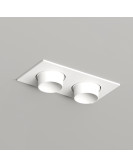 DK3122-WH Встраиваемый светильник, IP20, до 15 Вт, LED, GU5,3, белый, пластик