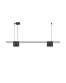 DK4061-BK Подвесной светильник ORBIT, IP20, 4xGU10 LED до 15 Вт, черный матовый, алюминий