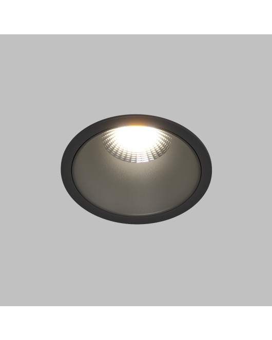 DK4400-BK Встраиваемый светильник, IP 20, 7 Вт, LED 3000, черный, алюминий