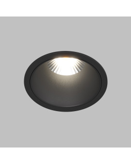 DK4500-BK Встраиваемый светильник, IP 20, 12 Вт, LED 3000, черный, алюминий