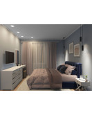 DK4602-WW Встраиваемый светильник, IP 20, 9 Вт, LED 3000, белый, пластик DK4602-WW Встраиваемый светильник, IP 20, 9 Вт, LED 3000, белый, пластик