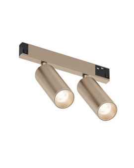 Светильник трековый SPOT SHINE PRIME 8Wx2 48V DC 36° RA?90 3000K IP20 Шампань