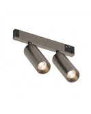 Светильник трековый SPOT SHINE PRIME 8Wx2 48V DC 36° RA?90 3000K IP20 Темный никель Светильник трековый SPOT SHINE PRIME 8Wx2 48V DC 36° RA?90 3000K IP20 Темный никель