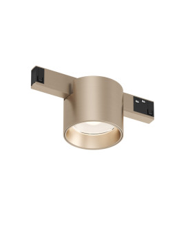 Светильник трековый SPOT SHINE PRIME 8W 48V DC 36° RA?90 3000K IP20 Шампань