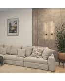 DK5012-BK Бра 800 мм, 3000К, IP20, 7 Вт, черный, алюминий