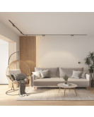 DK5072-DN Бра SHINE WALL со светодиодом, D104*H68, IP20, 3000К, 3W, RA?90, темный никель, алюминий