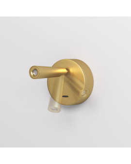 DK5072-SB Бра SHINE WALL со светодиодом, D104*H68, IP20, 3000К, 3W, RA?90, сатинированная латунь, алюминий