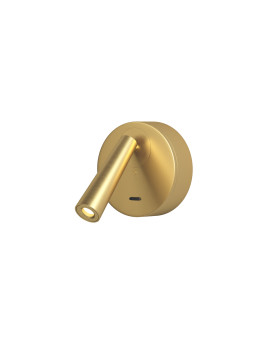 DK5072-SB Бра SHINE WALL со светодиодом, D104*H68, IP20, 3000К, 3W, RA?90, сатинированная латунь, алюминий