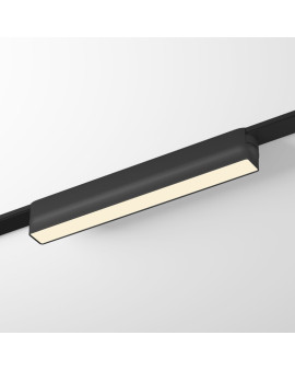 DK5300-BK Светильник для трека Air, серия Linear 3000 со светодиодом, L230*W26*H36мм, 48V DC, 9W, RA?90, 120°, 3000K, IP20, черный, алюминий