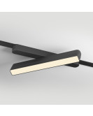 DK5303-BK Светильник для трека Air, серия Linear 3000 со светодиодом, L230*W26*H60мм, 48V DC, 9W, RA?90, 120°, 3000K, IP20, черный, алюминий
