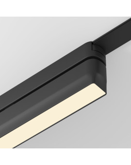 DK5303-BK Светильник для трека Air, серия Linear 3000 со светодиодом, L230*W26*H60мм, 48V DC, 9W, RA?90, 120°, 3000K, IP20, черный, алюминий