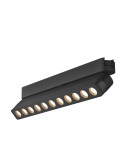 DK5308-BK Светильник для трека Air, серия Grill 3000 со светодиодом, L230*W26*H60мм, 48V DC, 12W, RA?90, 36°, 3000K, IP20, черный, алюминий