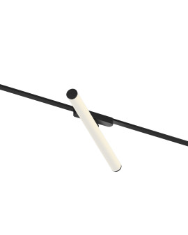 DK5325-BK Светильник для трека Air, серия Ray 3000 со светодиодом, L500*W35*H79mm,?33, 48V DC, 12W, RA?90, 120°, 3000K, IP20, черный, алюминий