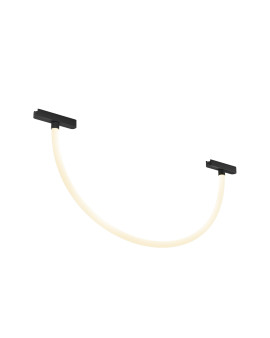 DK5327-BK Светильник для трека Air, серия Ray 3000 со светодиодом, ?22*L1000MM, 48V DC, 12W, RA?90, 360°, 3000K, IP20, черный, алюминий