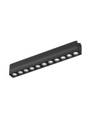 DK5335-BK Светильник для трека Air, серия Grill 4000 со светодиодом, L230*W26*H36мм, 48V DC, 12W, RA?90, 36°, 4000K, IP20, черный, алюминий